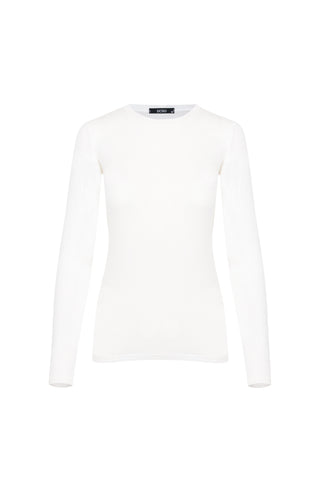 Bluzka Diana B. ecru z dodatkiem wełny