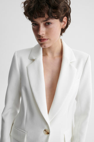 Żakiet o dopasowanym kroju Megan A, ecru -  ECHO 4