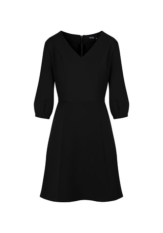 Klasyczna sukienka Larsen - czarna - ECHO