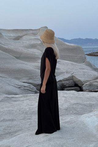 Spódnica maxi Rosana czarna