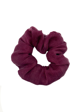 Gumka scrunchie burgundowa