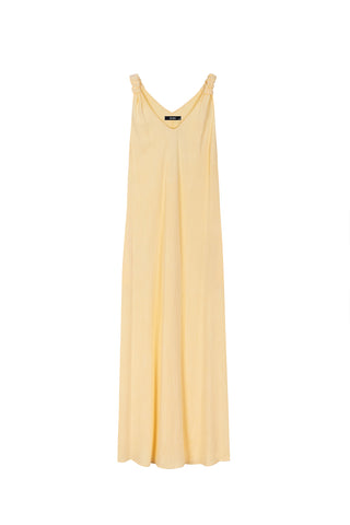 Sukienka maxi Caren bananowa