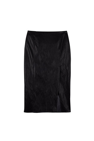 Elegancka spódnica Donata z imitacji skóry