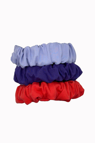 Gumki scrunchies zestaw Rainbow