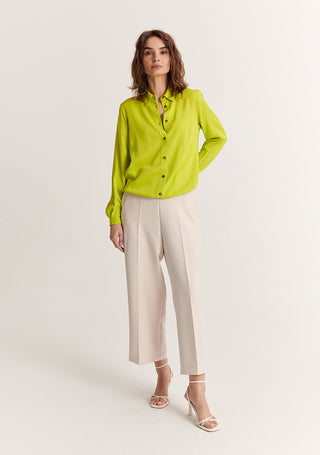 Spodnie z wysokim stanem Rawila beż