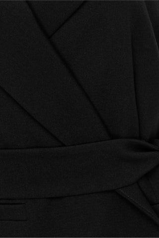 Elegancka kamizelka wiązana w talii Dagie czarna