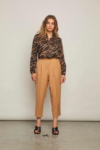 Spodnie z zakładkami Talika