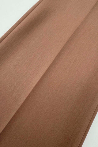Spodnie Copper eleganckie dzwony karmel